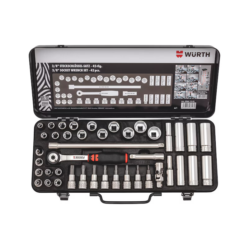 Set çelësa-kokë arpioni 3/8"-kokë 6k. i jashtëm/TX
